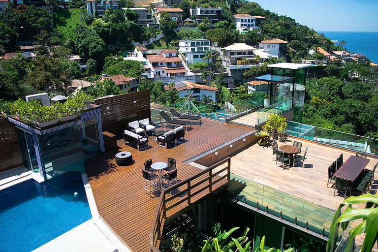 Bella villa con 6 camere da letto a Joá