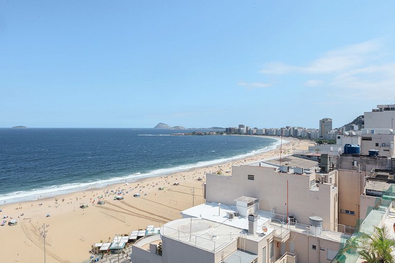 Beachfront penthouse in Copacabana