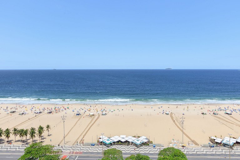 Attico con vista sull'oceano a Copacabana