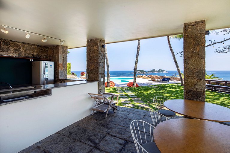 Villa de lujo con vistas al mar en Joá