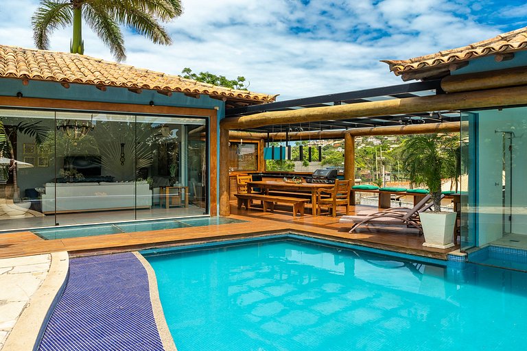 Fantastique maison avec piscine à Geribá - Buz018