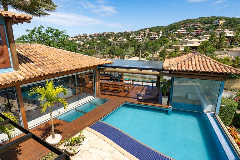 Fantástica casa con piscina en Geribá - Buz018