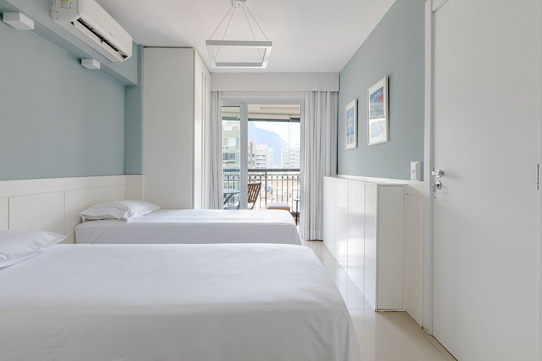 Lindo apartamento de 2 suites em Ipanema - Ipa009