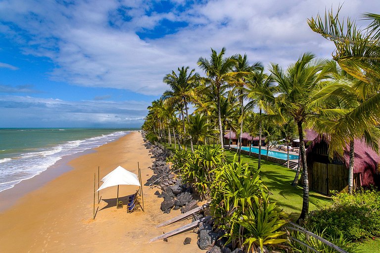 Hermosa villa frente al mar en Trancoso