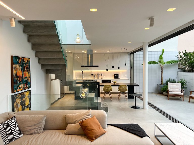 Triplex Penthouse avec piscine à Ipanema