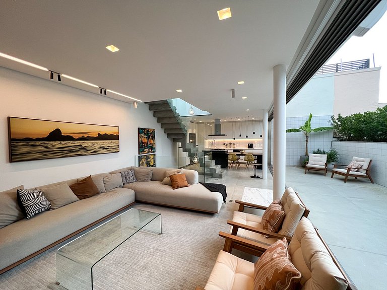Triplex Penthouse avec piscine à Ipanema