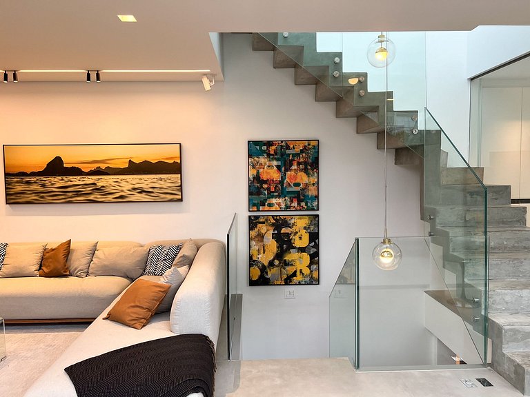 Triplex Penthouse avec piscine à Ipanema