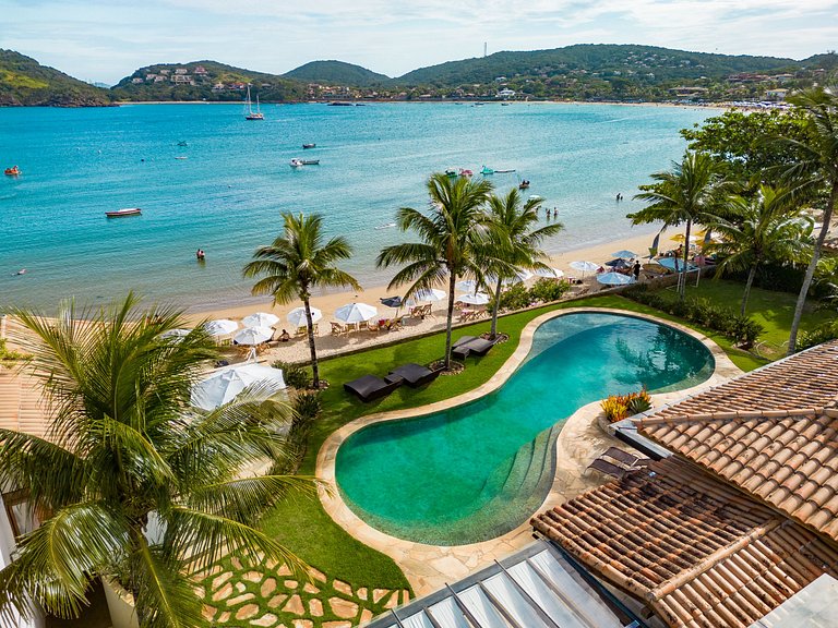 Paradisíaca villa frente al mar en Buzios