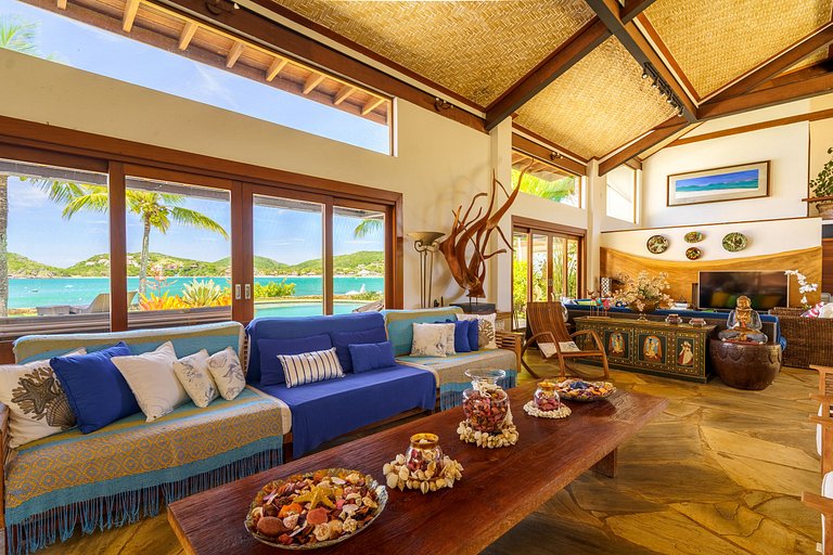Villa paradisíaca à beira-mar em Búzios