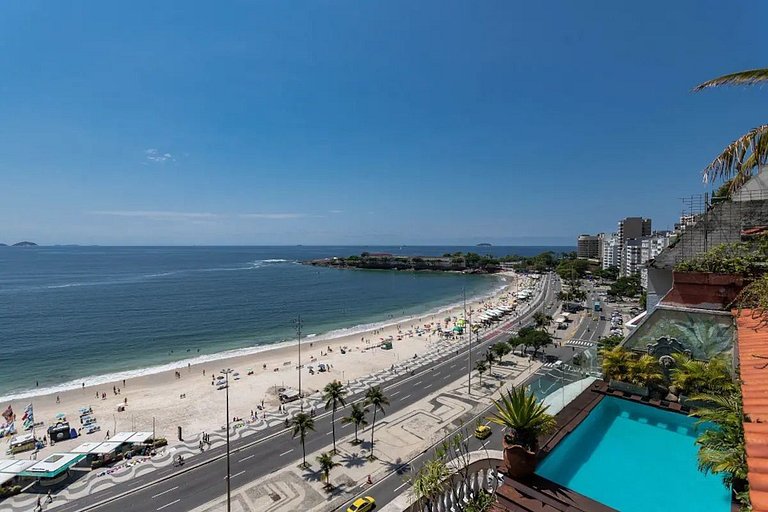 Penthouse face à l'océan à Copacabana