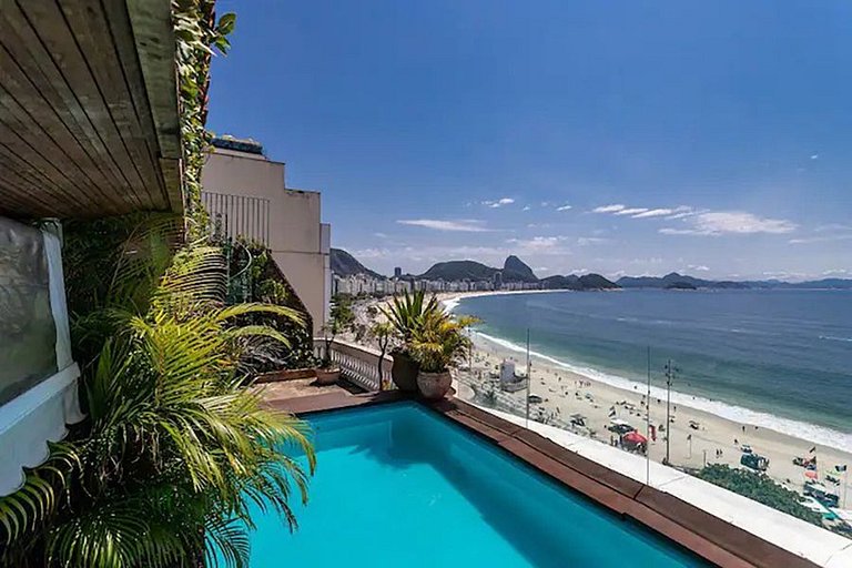 Penthouse face à l'océan à Copacabana