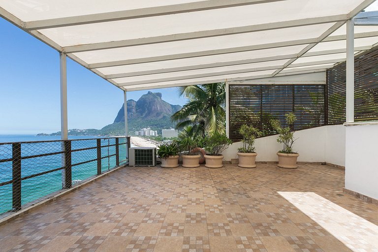 Casa con vista sul mare a São Conrado