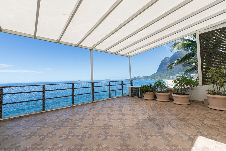 Casa con vista sul mare a São Conrado