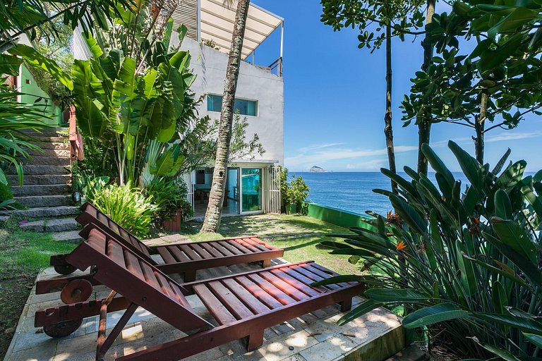 Casa con vista sul mare a São Conrado