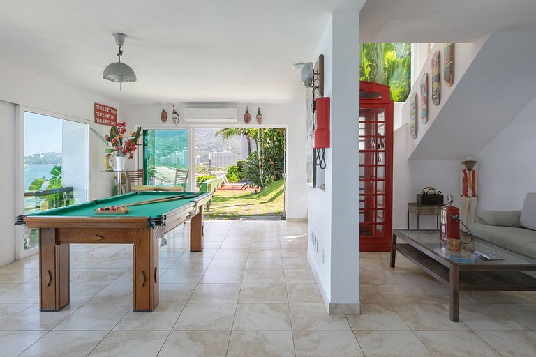 Casa con vista sul mare a São Conrado
