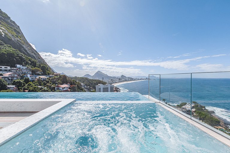 Cobertura com vista panorâmica no Rio