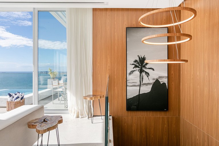 Attico incantevole con vista mare a Rio