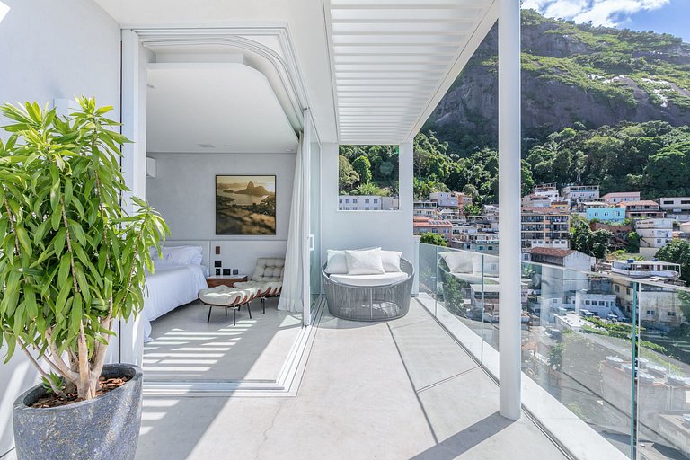 Attico incantevole con vista mare a Rio