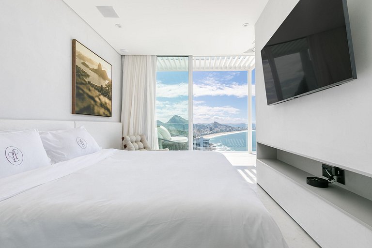 Cobertura com vista panorâmica no Rio