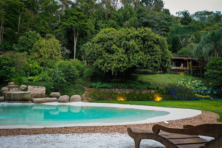 Bella casa con piscina a Serra do Rio