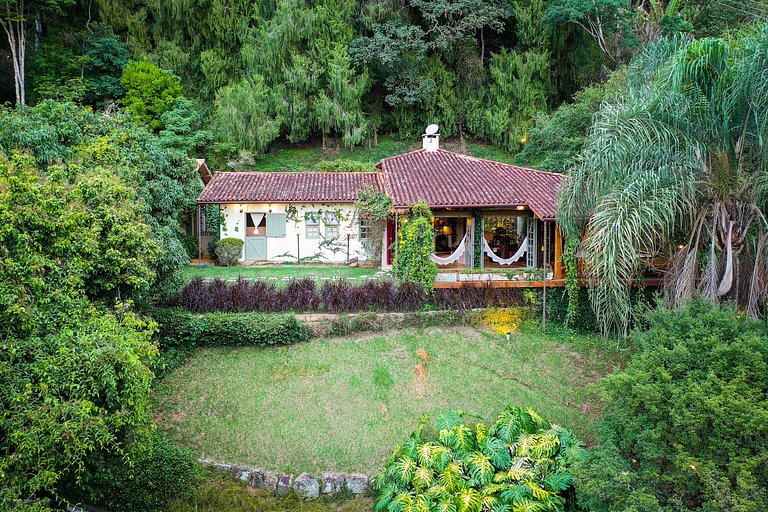 Bella casa con piscina a Serra do Rio