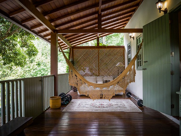Hermosa casa con piscina en Serra do Rio