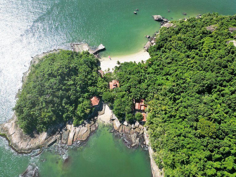 Paradise island in Angra dos Reis