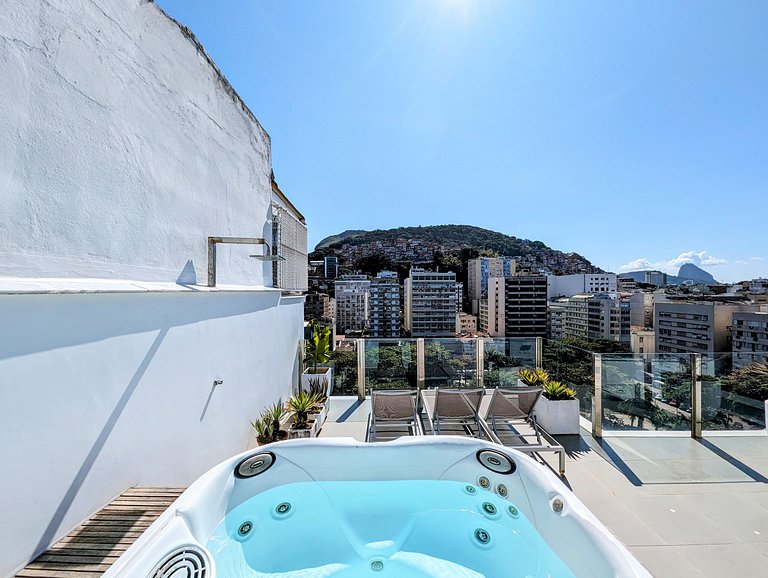 Hermoso penthouse de 2 cuartos en Ipanema - Ipa029