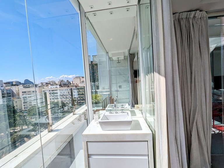 Hermoso penthouse de 2 cuartos en Ipanema - Ipa029