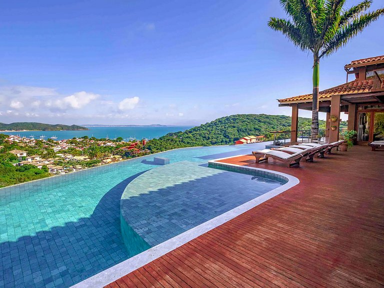 Magnificent villa with views in Búzios