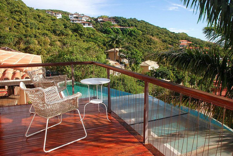 Magnífica villa com vista em Búzios