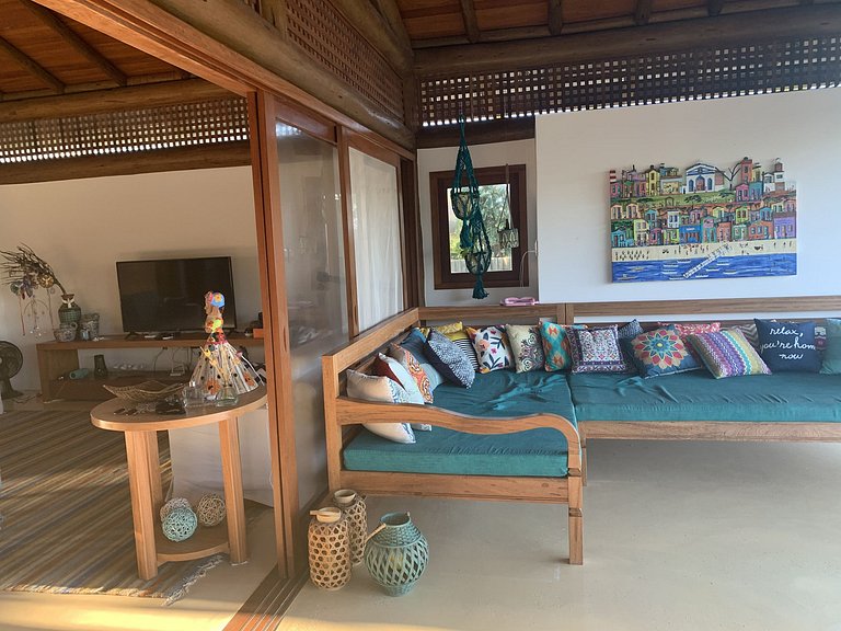 Beachfront villa in Barra Grande