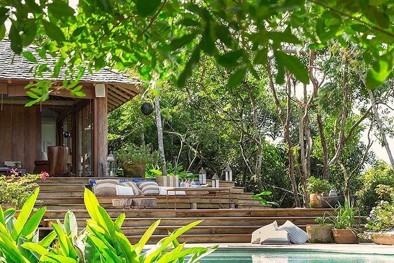 Villa com linda vista do mar em Trancoso