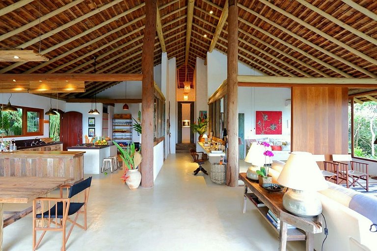 Villa com linda vista do mar em Trancoso