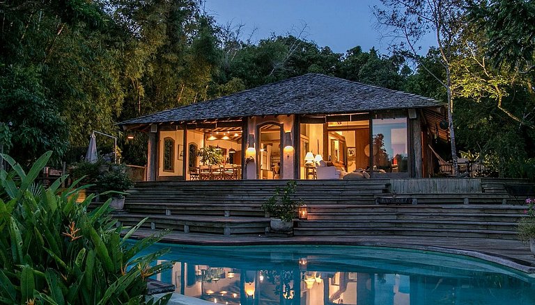 Villa com linda vista do mar em Trancoso