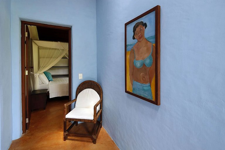Charmosa villa frente mar em Trancoso
