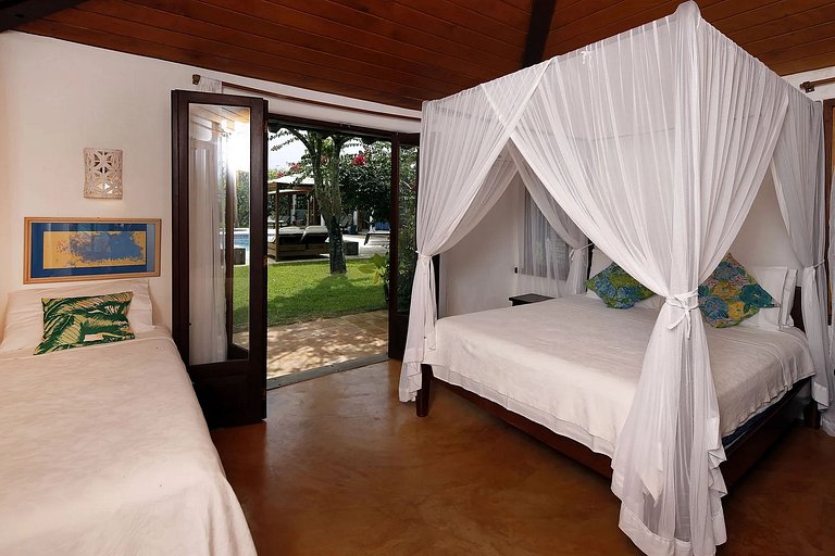 Charmosa villa frente mar em Trancoso