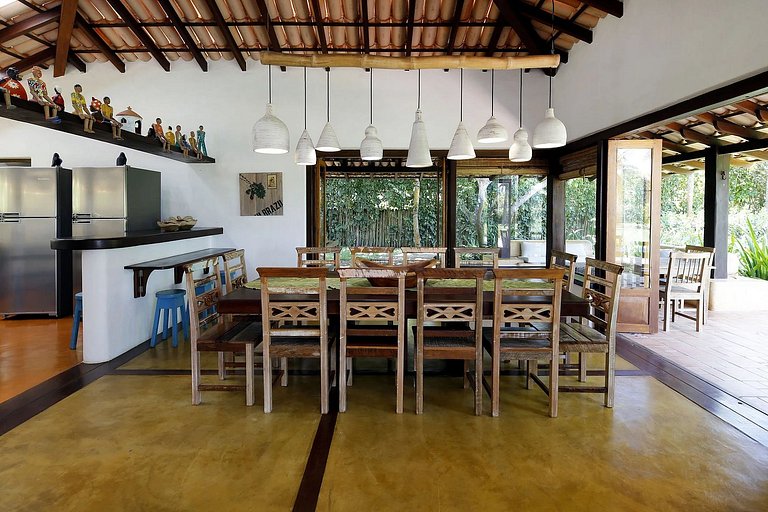 Charmosa villa frente mar em Trancoso