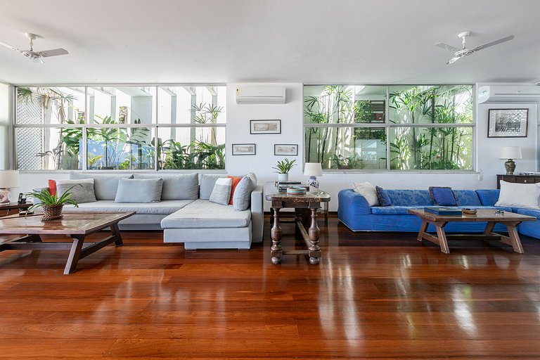 Linda cobertura frente mar em Ipanema - Ipa014