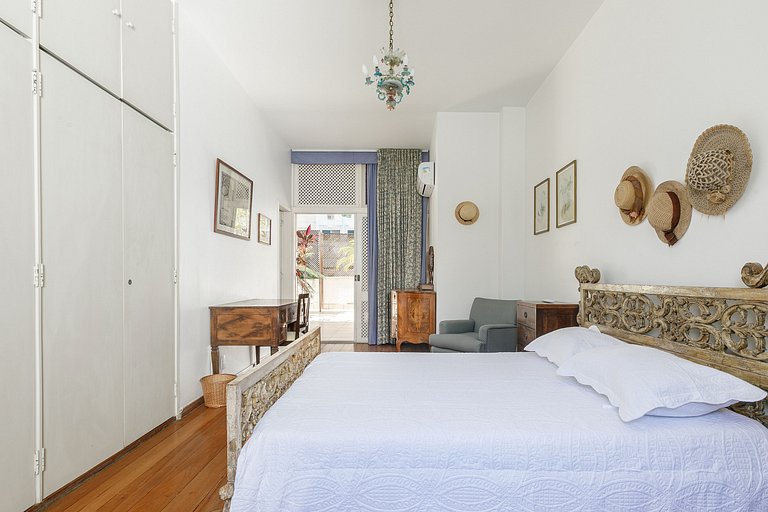 Linda cobertura frente mar em Ipanema - Ipa014