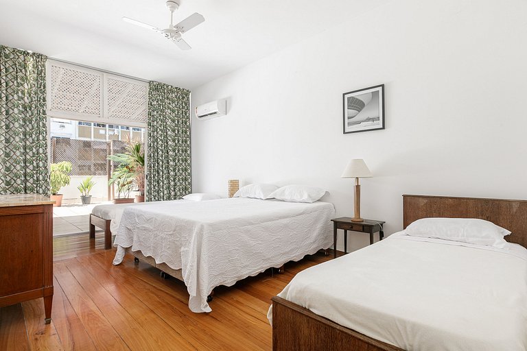 Linda cobertura frente mar em Ipanema - Ipa014