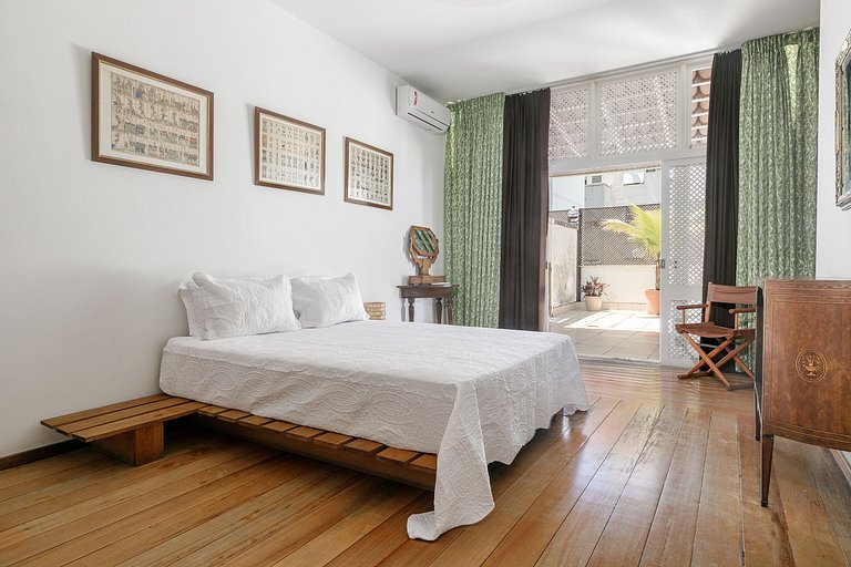 Linda cobertura frente mar em Ipanema - Ipa014