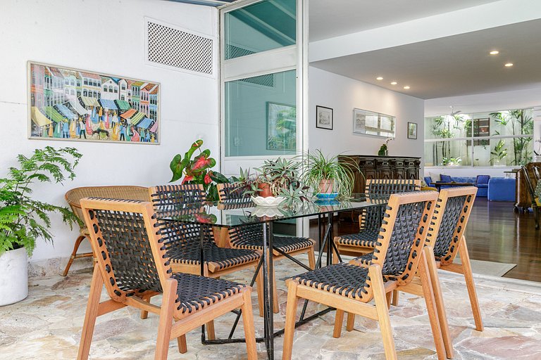 Linda cobertura frente mar em Ipanema - Ipa014