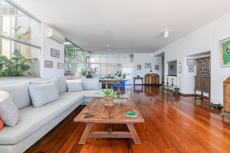 Linda cobertura frente mar em Ipanema - Ipa014