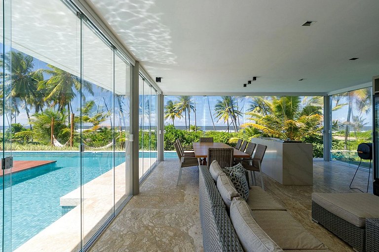 Linda villa frente mar em Camaçari - Cam004