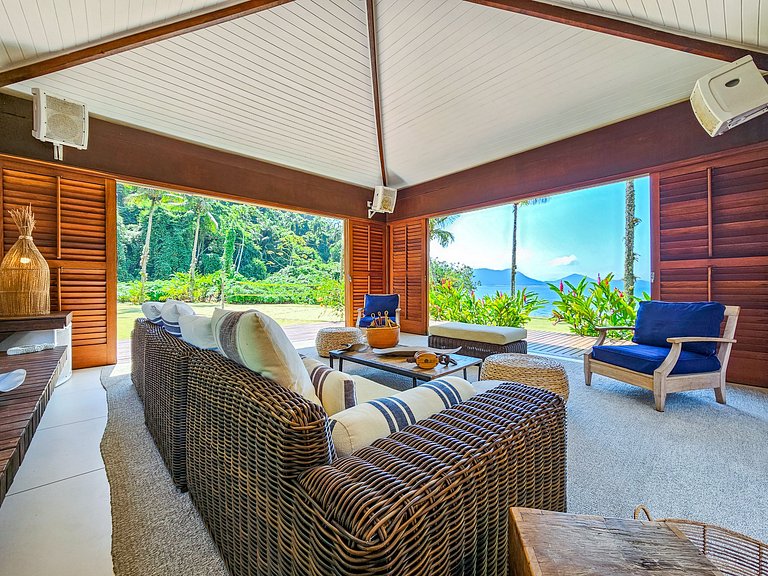 Villa de 9 suites con playa privada en Angra dos Reis