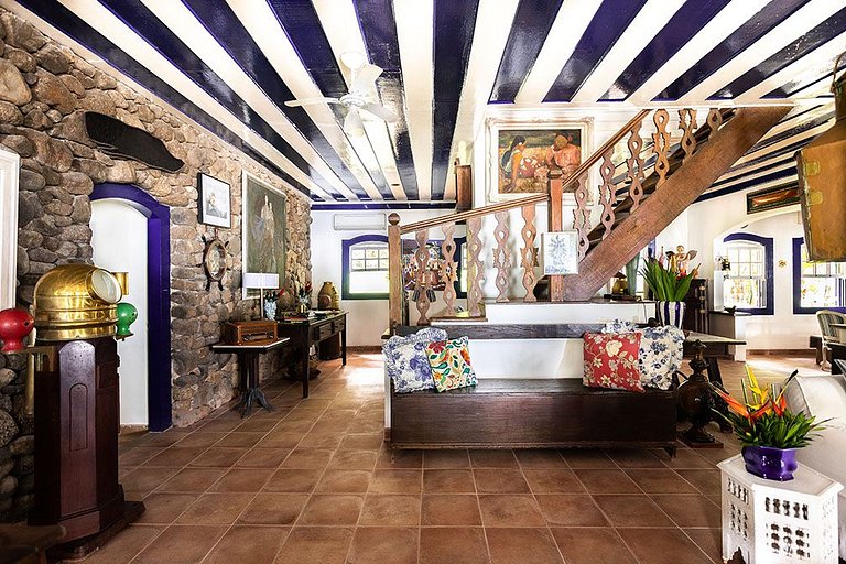 Villa e loft à beira-mar em Paraty