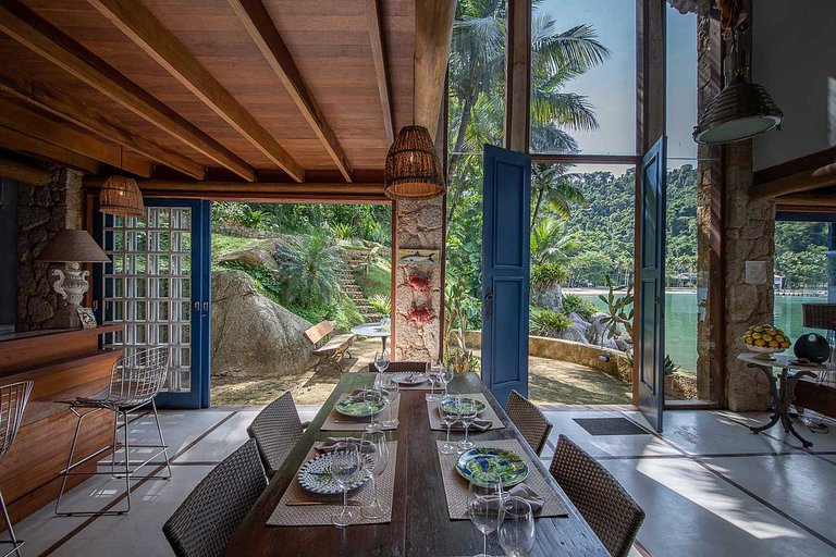 Villa et loft en bord de mer à Paraty
