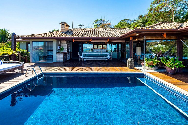 Casa con vista mare a Geribá, Búzios