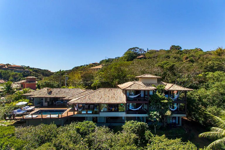 Casa con vista al mar en Geribá, Búzios
